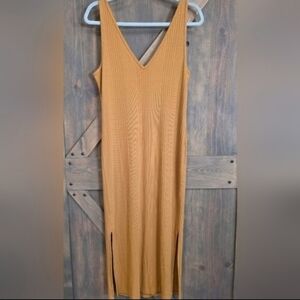 Banana Republic Ribbed Tank Midi Dress- V Cleavage Size M